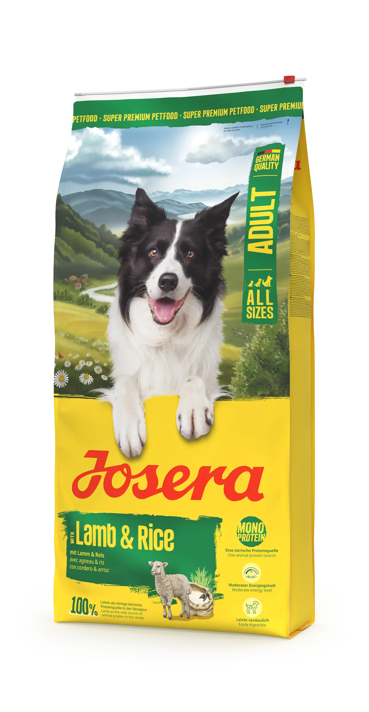 Koeratoit Josera Lamb & Rice 12.5kg