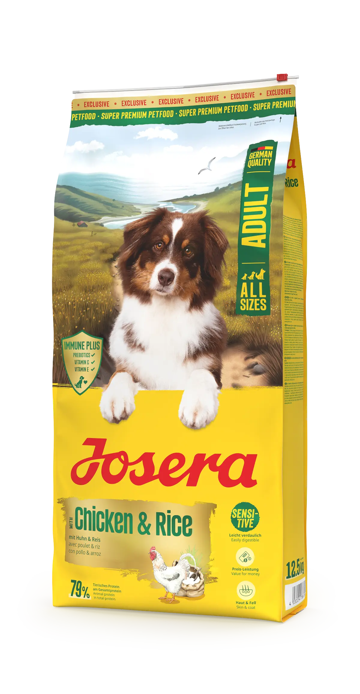 Koeratoit Josera Adult Chicken&Rice (Poultry-Menu) 12.5kg