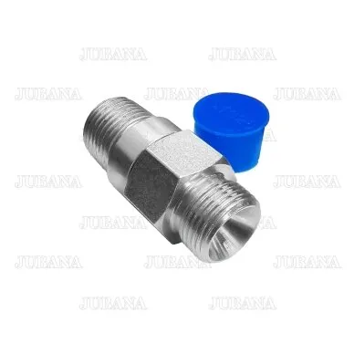 Hüdrosilindri stutser M20x1.5x1/2"-koonus/klapiga