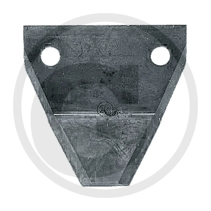 Põhupallipurustaja tera jõnksuga sile  76x80x3mm ¤8mm  aukude vahe 51mm