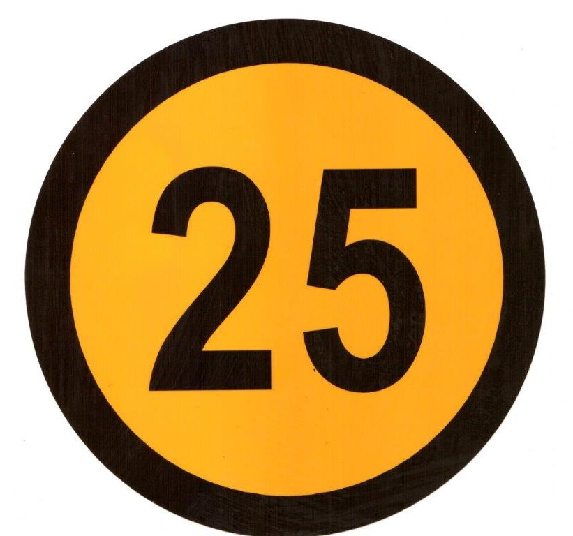 Kleebis 25km/h