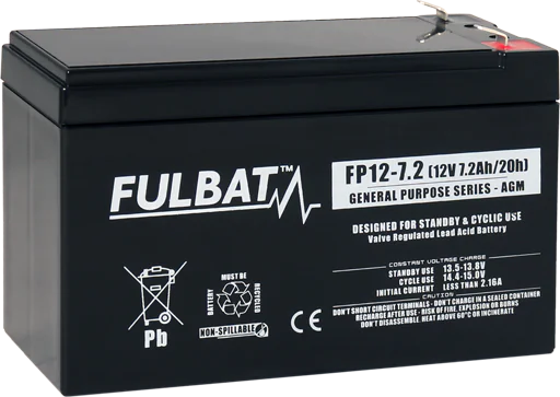 Aku 12V 7Ah 151x65x100 VRLA AGM DF abiaku 2.9559.079.0