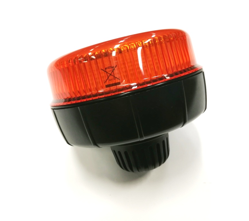 LED vilkur tapiga kollane 12/24V 20W 186x116mm R10, R65 painduva jalaga