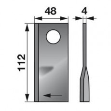 Rootoritera 112x48x4mm ¤21 Pöttinger parem