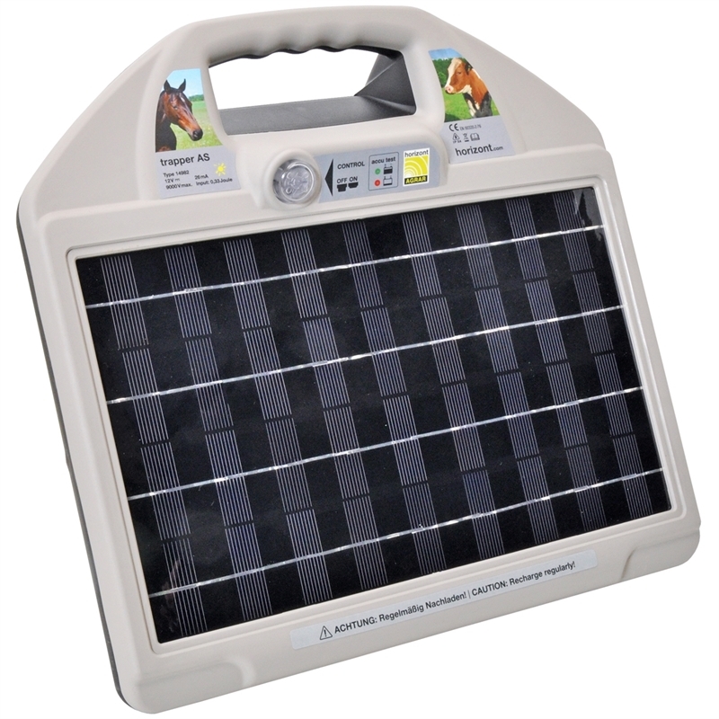 Elektrikarjuse generaator TRAPPER AS35 päikesepaneeliga