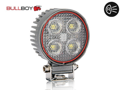 LED töötuli 24W 3600lm 12-36V R10 ümar