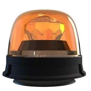 LED vilkur magnetiga 12/24V (10xLED) kollane R65 R10 28W