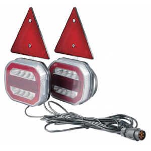 Pukseerimistuled LED magnetiga juhe 7.5+2.5M 12/24V