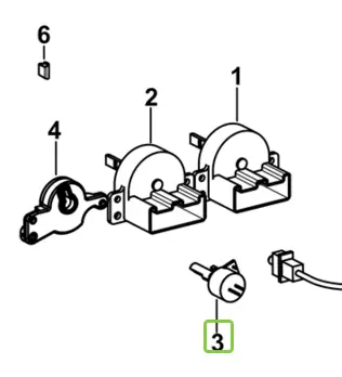 Potentsiomeeter DEUTZ-FAHR 0.900.7568.2