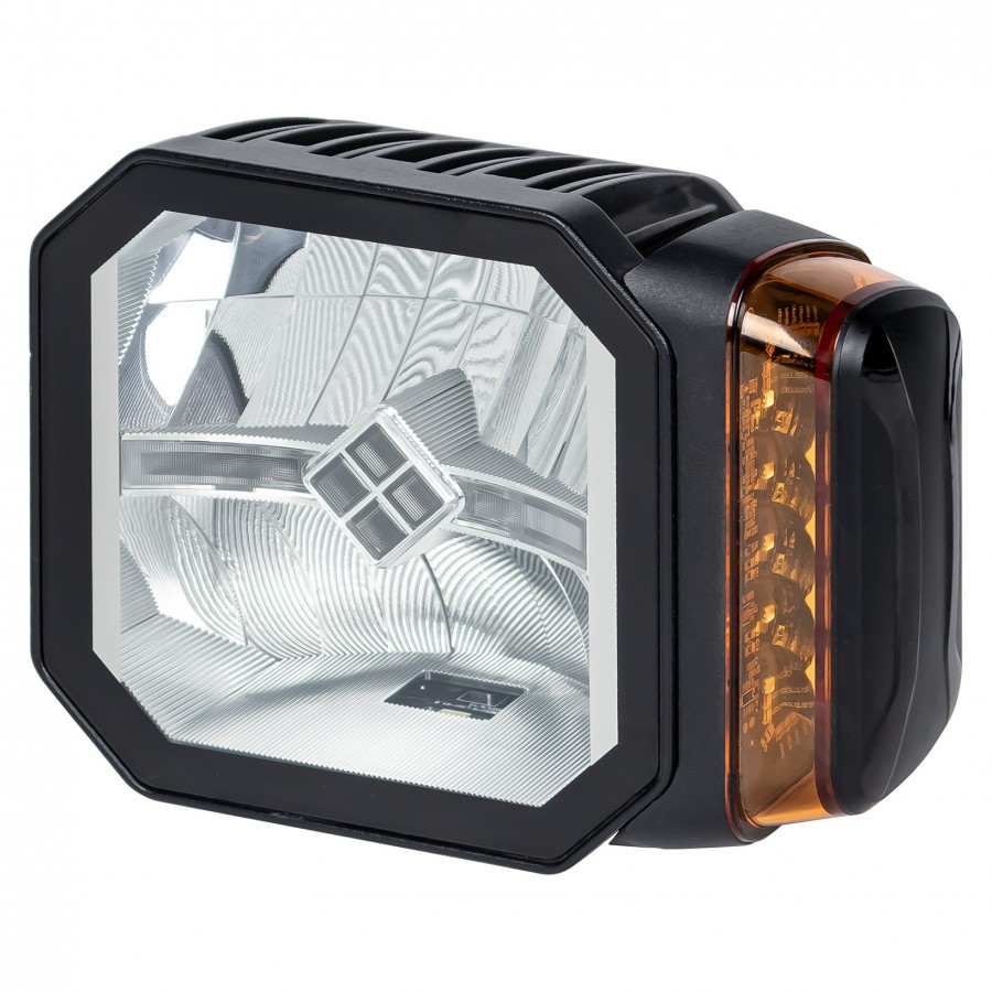 Esituli LED 12/24V 188x188/237x86mm ECE R10,ECE R148,ECE R149,ECE R65 vasak/parem soojendusega ilma vilkurita