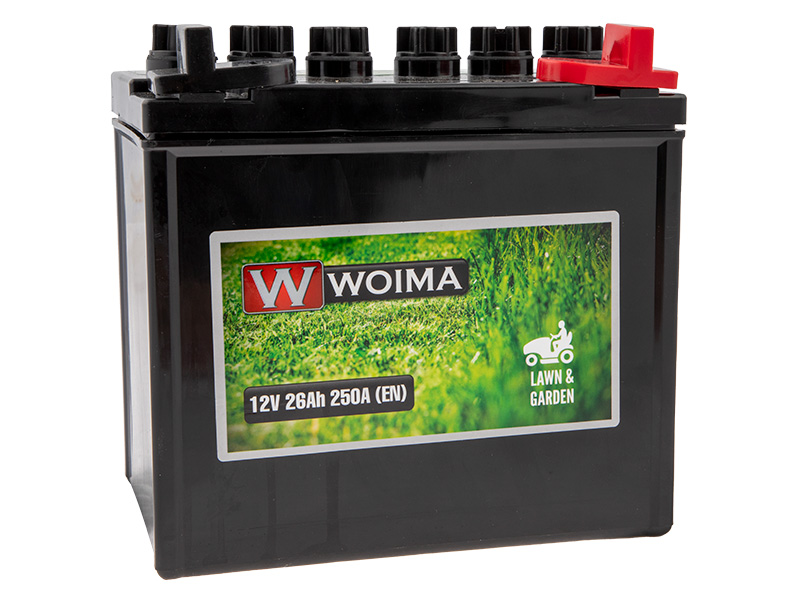 Aku 12V 26Ah 250A 186x125x176mm -/+Globe/Woima