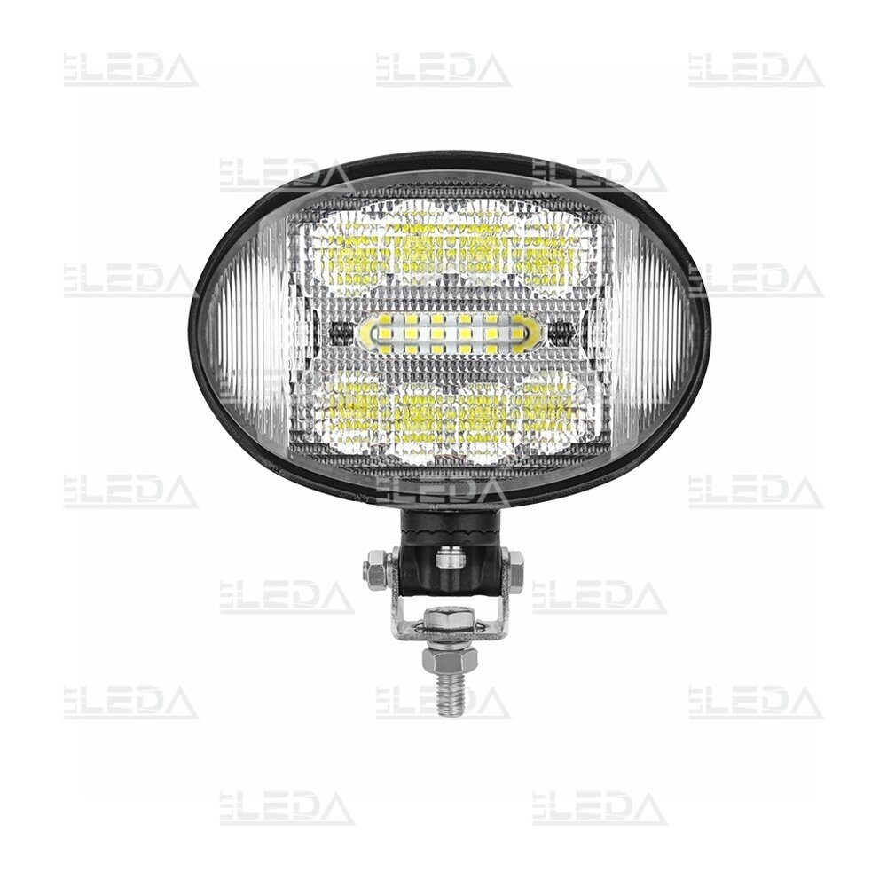 LED töötuli 24W 2500LM 12/24V ovaalne EMC,ECE R10,RoHS