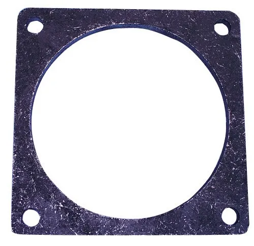 Lägatoru keevitatav flants 6" 150x150mm must metall