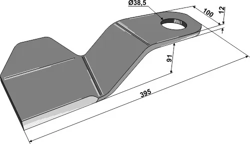 Tera Twose 7770730 100x395x12mm ¤38.5mm parem