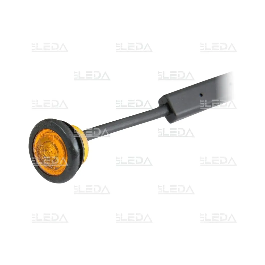 Küljetuli kollane LED 290mm 12/24V 1Wx1.2W vilkuv IP67 EMC,R10,ECE R148
